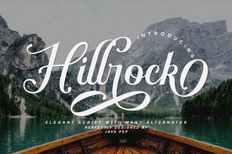 Hillrock / Elegant script