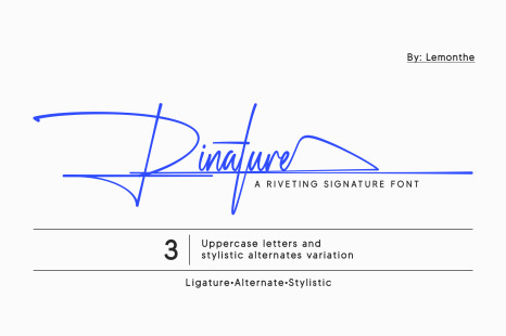 Rinature - Signature Font