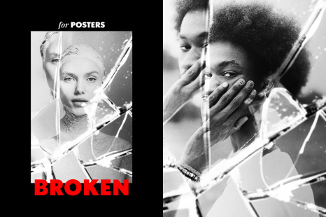 Shattered Mirror Photo Effect