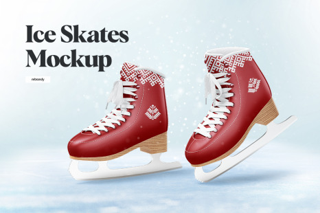Ice Skates Mockup