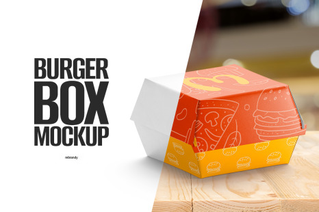 Burger Box Mockup