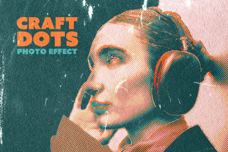 Craft Dots Photo Effect