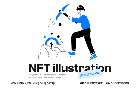 Animated NFT Illustration Set