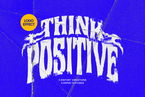 Distort Glitch Text &amp; Logo Effect