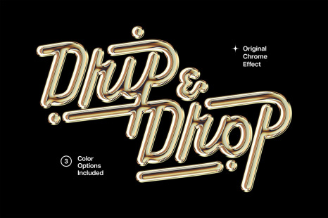 Bright Chromatic Text &amp; Logo Effect