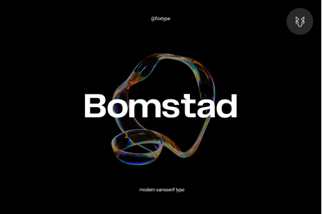 Bomstad Display Typeface