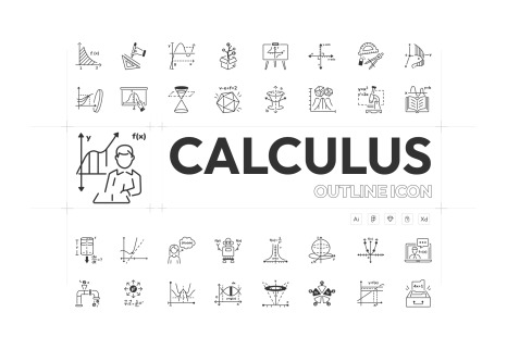 Linear Calculus Icons