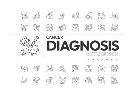 Cancer Diagnosis Icons