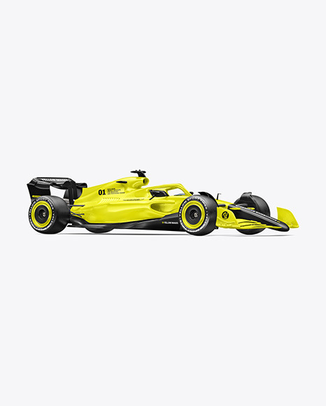 Formula-1 2024 Mockup - Half Side View