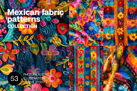Mexican fabric patterns