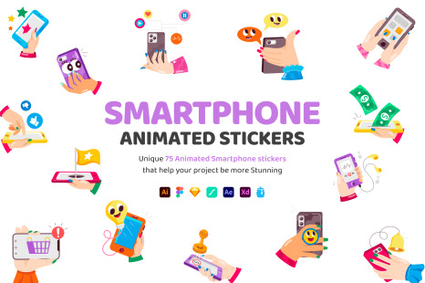 Animated Smartphone Stickers
