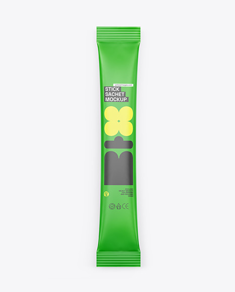 Matte Stick Sachet Mockup
