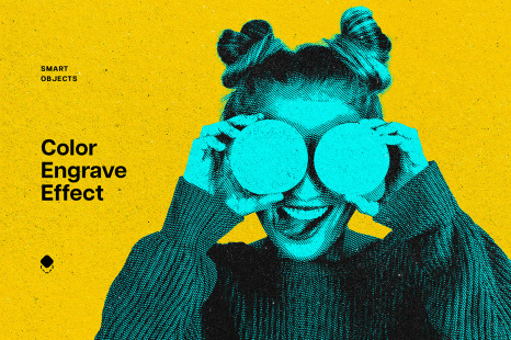 Color Engrave Photo Effect