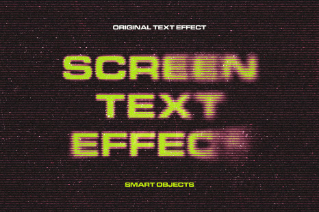 Fading Screen Text Effect