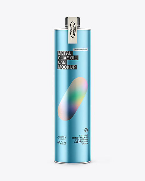 Olive Oil Tin Can Mockup