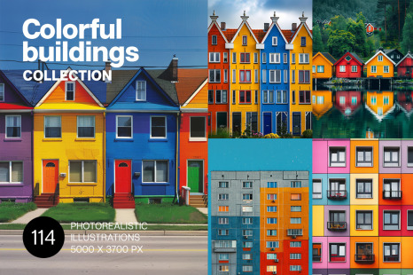 Colorful buildings