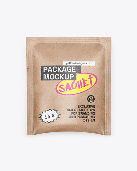 Kraft Sachet Mockup