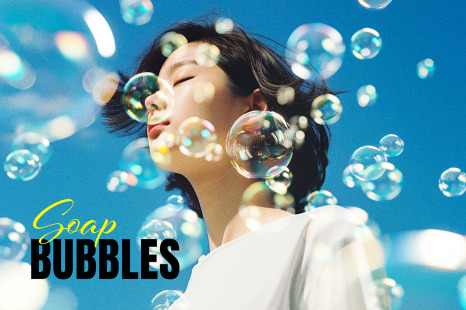 Bubbles Overlay Photo Effect