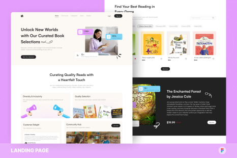 BookWise - Bookstore Landing Page