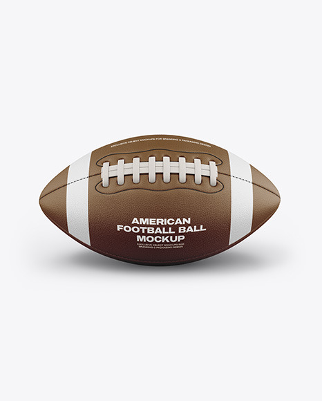 American Football Ball Mockup