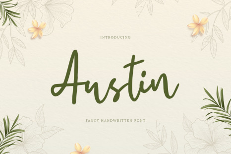 Austin – Fancy Handwitten Font