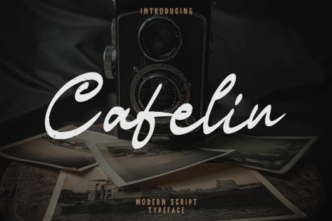 Cafelin – Modern Script Font