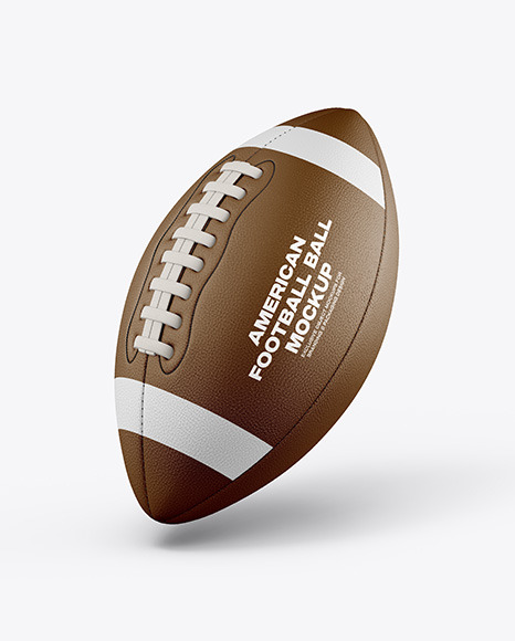 American Football Ball Mockup