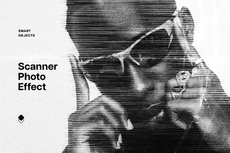 Disrupted Scanner Photo Effect