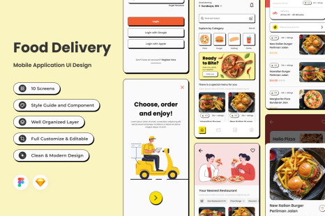 Delight - Food Delivery Mobile App