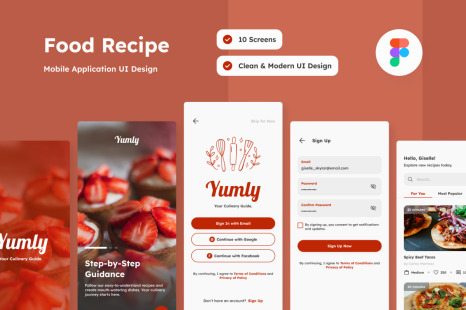 Yumly - Food Recipe Mobile App