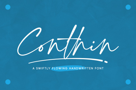 Conthin - Handwritten Font