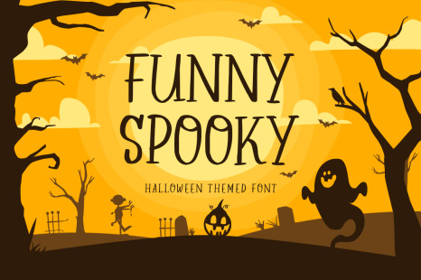 Funny Spooky - Halloween Themed Font