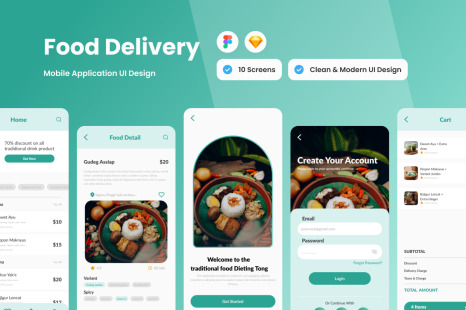 Dieting Tong - Food Delivery Mobile App