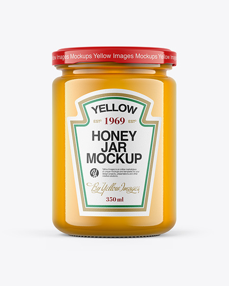 Honey Jar Mockup
