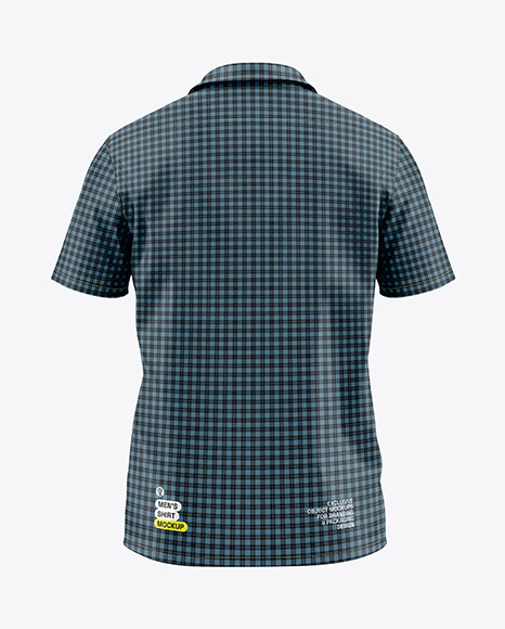 Men&#039;s Short Sleeve Shirt Mockup