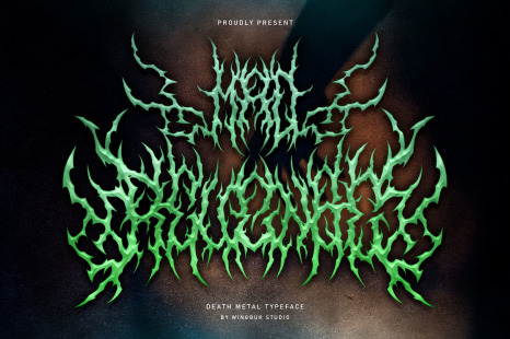 Mad Revenge | Metal Font