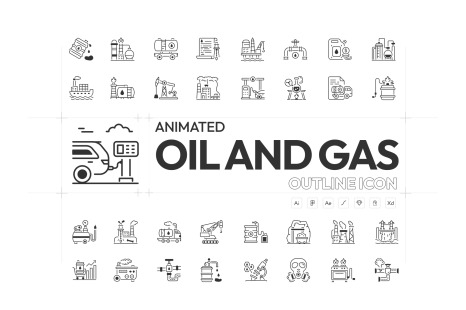 Animated Oil and Gas Icons