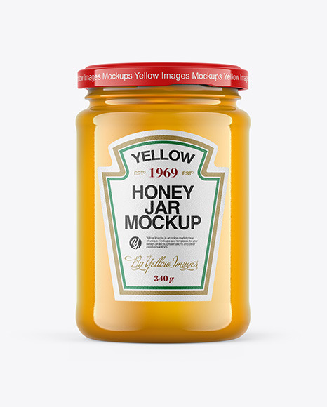 Honey Jar Mockup
