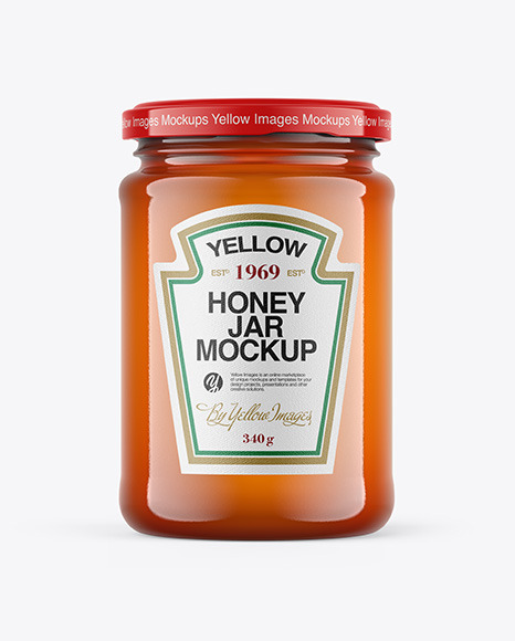 Honey Jar Mockup
