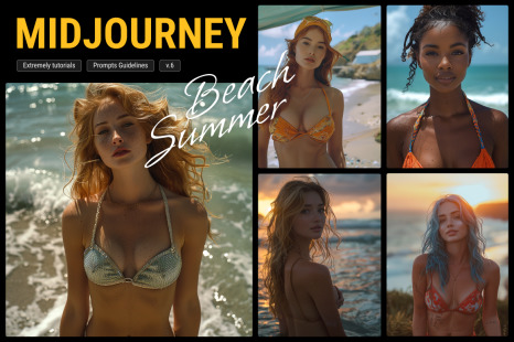 Summer Beach - Midjourney Promptbook