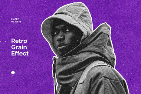 Retro Grain Photo Effect