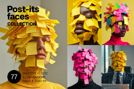 Post-its faces