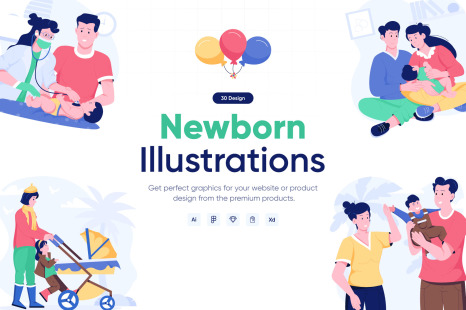 Newborn Illustrations