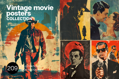 Vintage movie posters