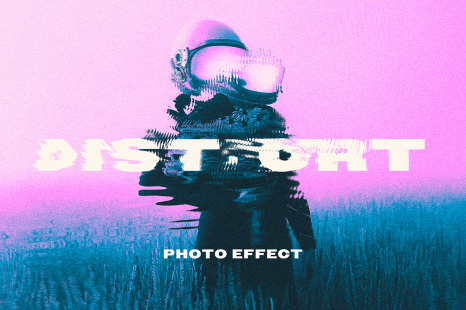 Distorted Mismatches Photo Effect