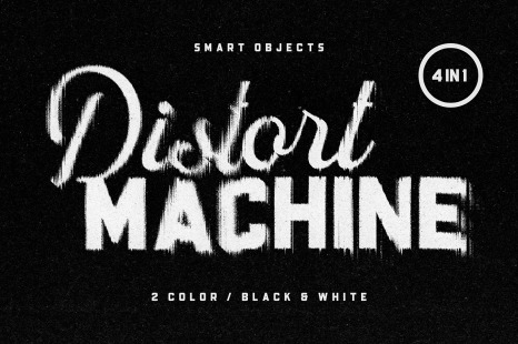 Distort Scan Text&amp;Logo Effect