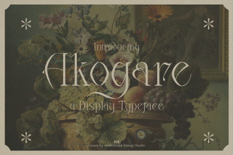 Akogare Font