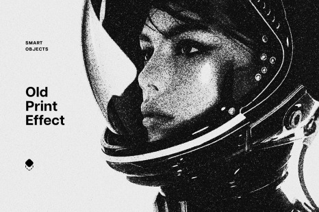 Old Print Photo Effect