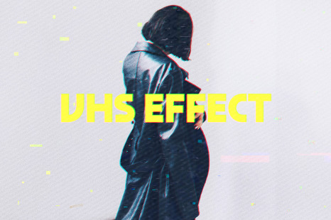 VHS Glowing Photo Effect