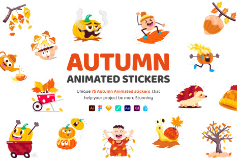 Animated Autumn Illustrations